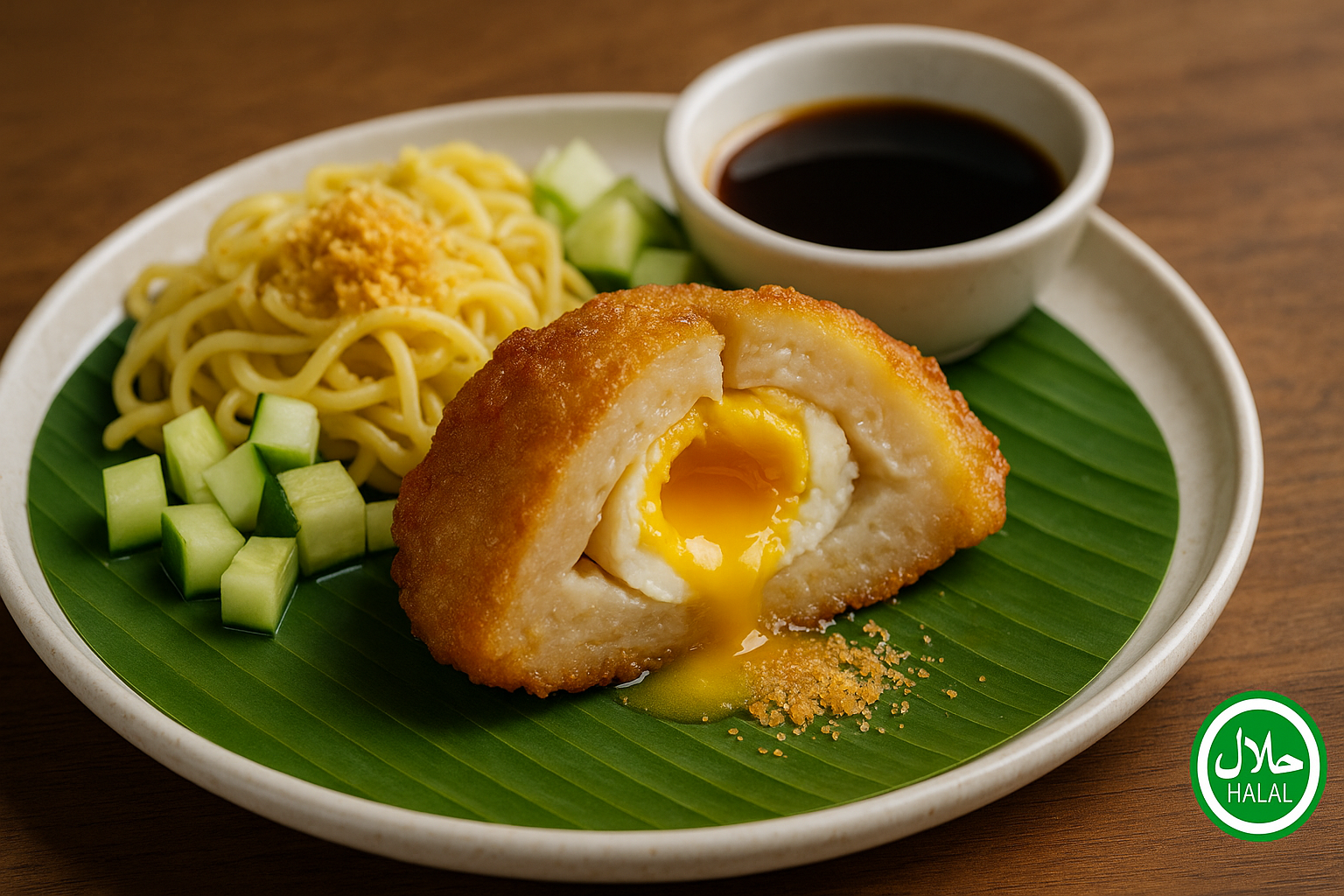 Pempek kapal selam asli Palembang